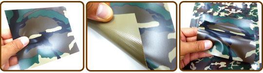 迷彩柄ターポリン アーミー(グリーン)