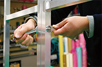 ジョイント部分ボルトナット締め画像