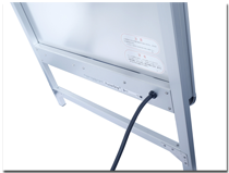 背面側防水アダプター内蔵