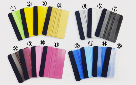 シート施工用ヘラ(スキージ)ブラック