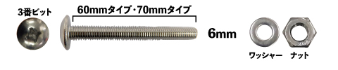 ステンレス六角トラスネジ