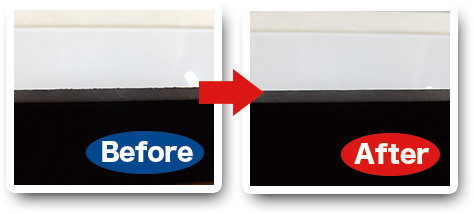 バリ取りビフォーアフター