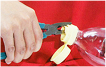 ポン酢等の瓶の処理にも!!