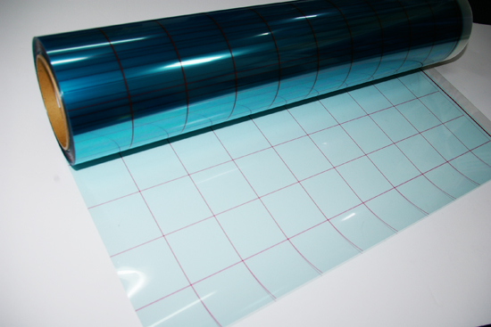 ブルー方眼フィルム