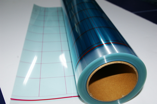 ブルー方眼フィルム