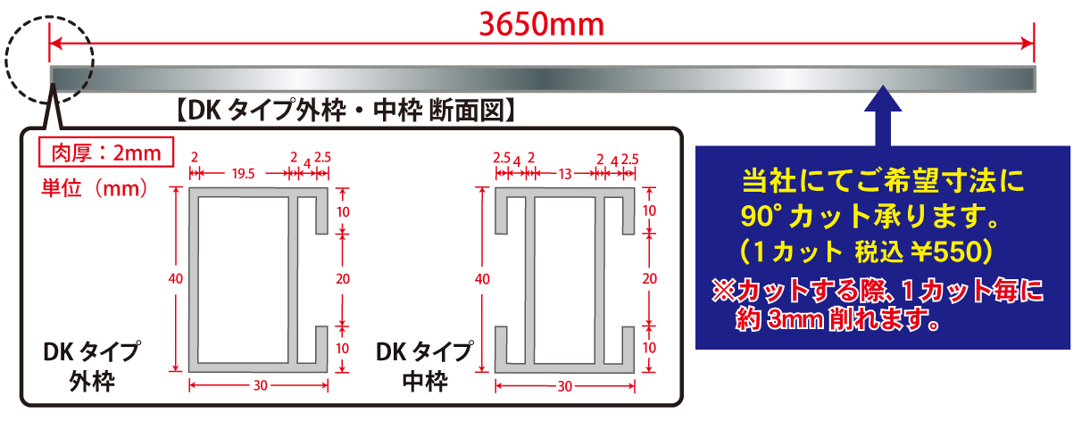 DKフレーム部材図面